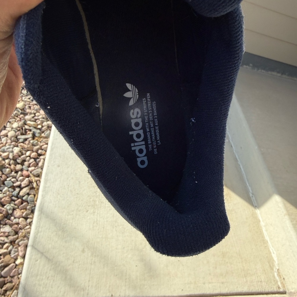 Adidas Dark Blue Sneakers with White Accents - Picture 7 of 7